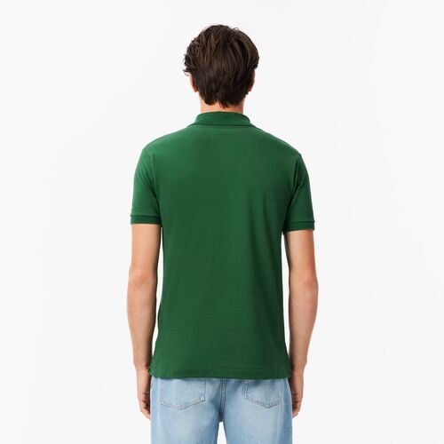 Polo Verde Lacoste L12.12 con Logo Pequeño M