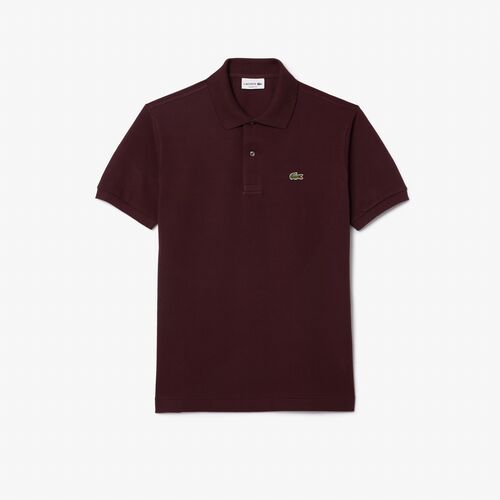 Polo Granate Lacoste L12.12 con Logo Pequeño M