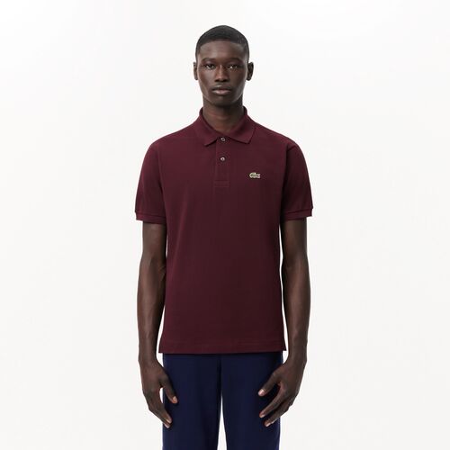 Polo Granate Lacoste L12.12 con Logo Pequeño M