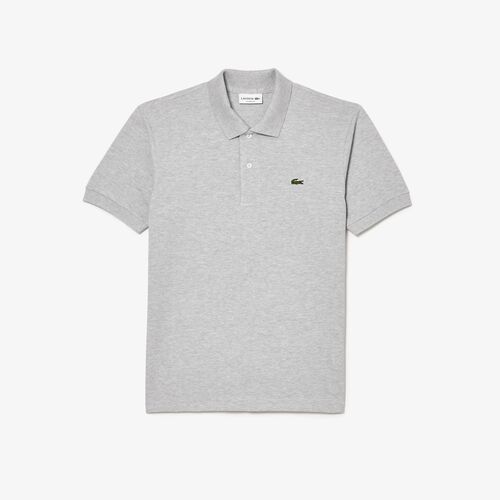 Polo Gris Lacoste L12.12 Heathered S