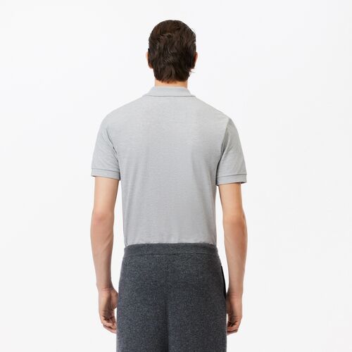 Polo Gris Lacoste L12.12 Heathered S