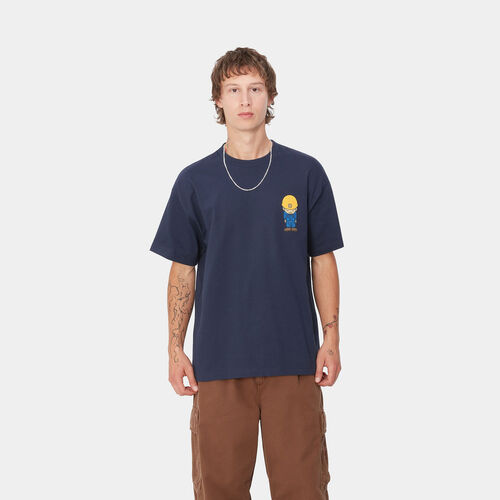 Camiseta Azul Carhartt Sumimasen T-Shirt Air Force XS