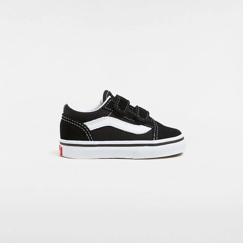 Zapatillas Negras Vans con Cierre Adherente Old Skool de Niño (1-4 años) 21