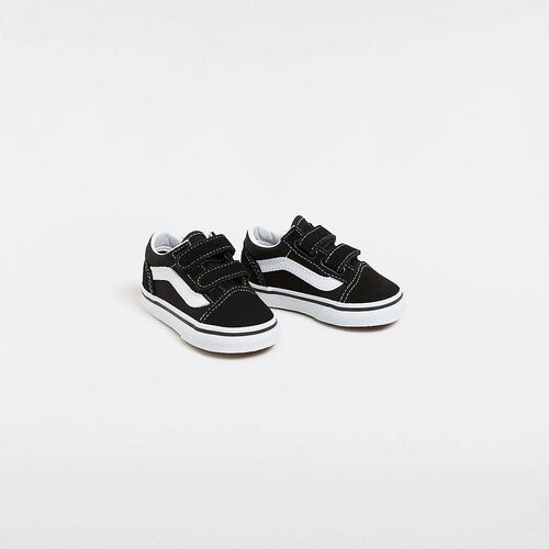 Zapatillas Negras Vans con Cierre Adherente Old Skool de Niño (1-4 años) 21