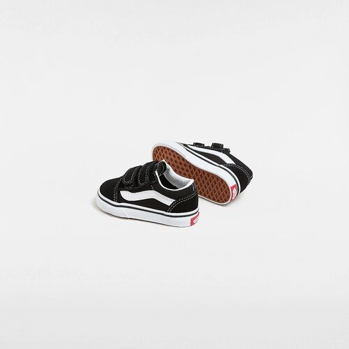 Zapatillas Negras Vans con Cierre Adherente Old Skool de Niño (1-4 años) 21