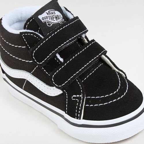 Zapatillas Negras Vans de Bebé con Cierre Adherente Sk8-Mid Reissue (1-4 años) 20