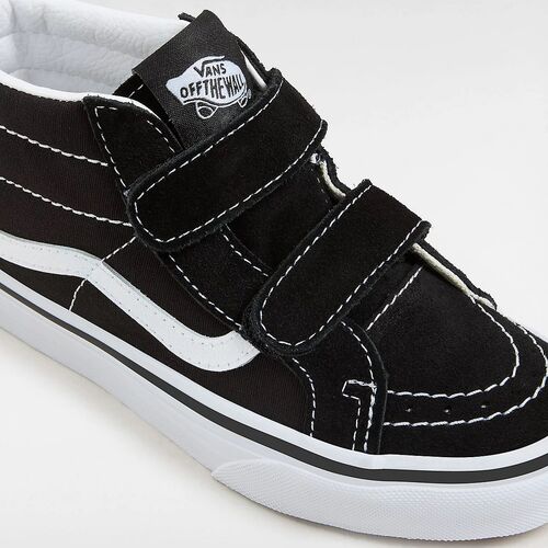 Zapatillas Negras Vans de Niños con Cierre Adherente Sk8-Mid Reissue (4-8 años) 30