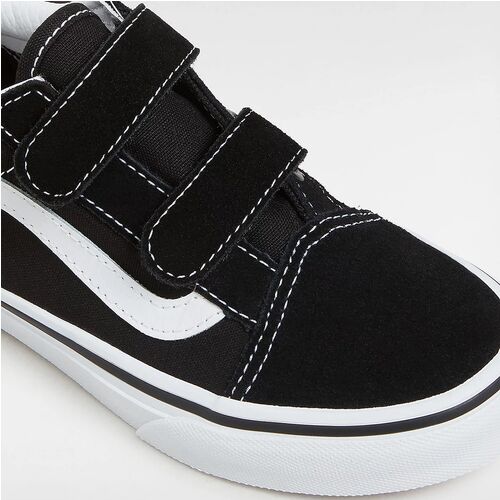 Zapatillas Negras Vans con Cierre Adherente Junior Old Skool (4-8 años) 28