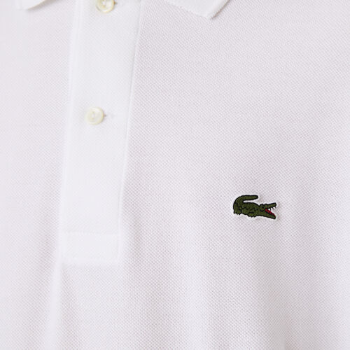 Polo Blanco Lacoste L.12.12 Manga Larga M