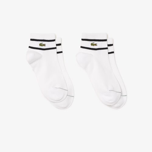 Pack de 2 Calcetines de Rayas Blancos Lacoste 43/46