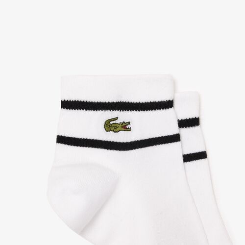 Pack de 2 Calcetines de Rayas Blancos Lacoste 43/46