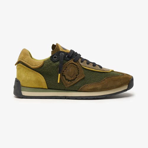 Zapatillas Verdes Satorisan Enso Twill Felt Khaki Psychadelic 40