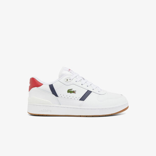 Zapatillas Lacoste Blancas de Piel T-Clip Set 40